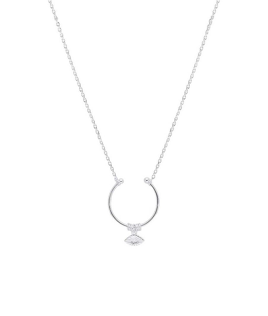 Colliers Femme L'Atelier d'Amaya | Collier Cha Ne Anneau Ouvert Argent 925