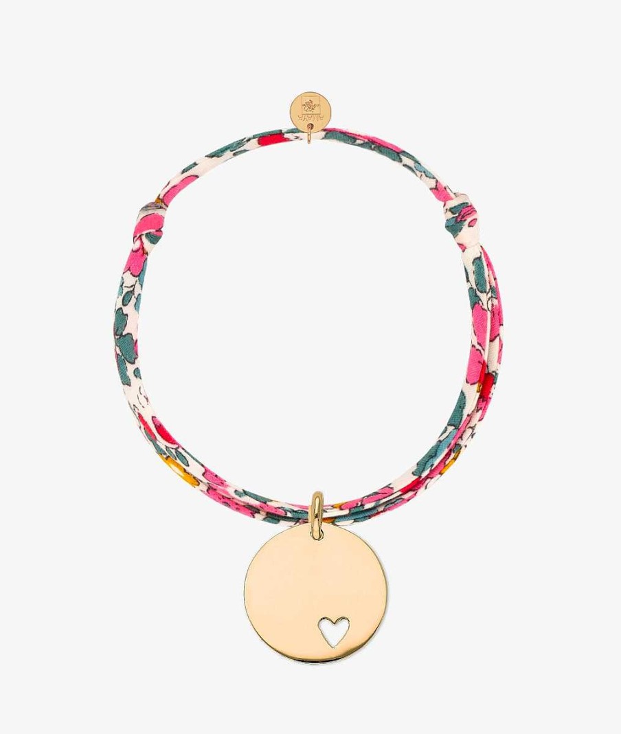 Bracelets Femme L'Atelier d'Amaya | Bracelet Liberty Et M Daille Coeur Ajour Plaqu Or