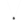 Colliers Femme L'Atelier d'Amaya | Collier Goutte Onyx Argent 925