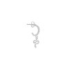 Boucles D'Oreilles Femme L'Atelier d'Amaya | Boucle D'Oreille Cr Ole Petites Boules Et Serpent [ L'Unit ] Argent 925