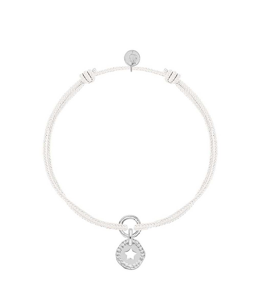 Bracelets Femme L'Atelier d'Amaya | Bracelet Cordon Et M Daille Toile Tress E Argent 925