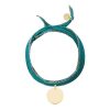 Bracelets Femme L'Atelier d'Amaya | Galon De Soie Et M Daille Plaqu Or