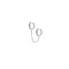 Boucles D'Oreilles Femme L'Atelier d'Amaya | Boucle D'Oreille Double Cr Oles Et Cha Ne [ L'Unit ] Argent 925