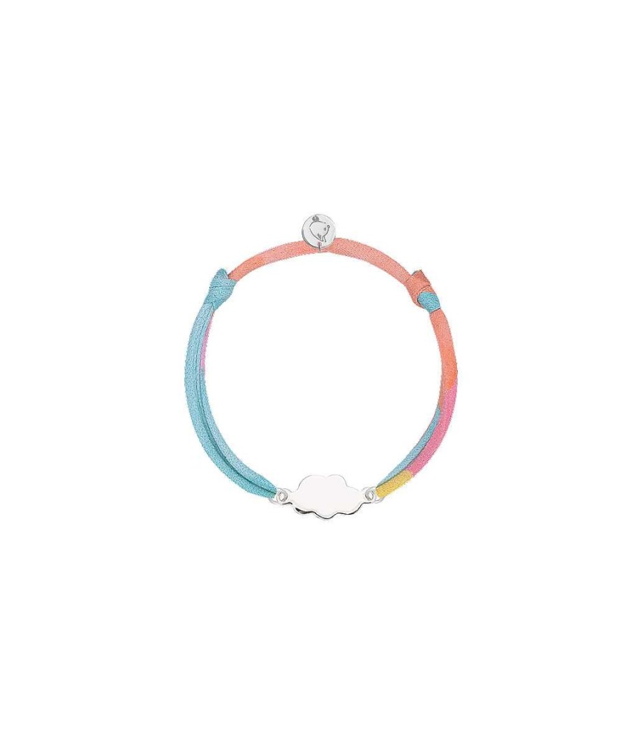 Bijoux Enfant L'Atelier d'Amaya | Bracelet Liberty Petit Nuage Pour Enfant Argent 925