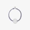 Bijoux Enfant L'Atelier d'Amaya | Bracelet Cordon Scintillant Pastille Pour Enfant Argent 925