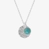 Colliers Femme L'Atelier d'Amaya | Collier Sautoir Cha Ne Fine M Daille Maya Et Pastille Amazonite Argent 925