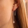 Boucles D'Oreilles Femme L'Atelier d'Amaya | Duo De Paires De Boucles D'Oreilles Losanges Argent 925