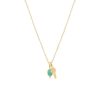 Colliers Femme L'Atelier d'Amaya | Collier Cha Ne Amazonite Et Cl Scintillante Plaqu Or