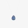 Colliers Femme L'Atelier d'Amaya | Collier Goutte Cyanite Argent 925