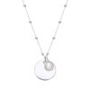 Colliers Femme L'Atelier d'Amaya | Collier Cha Ne Perl E Grande M Daille Et Pierre De Lune Argent 925