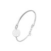 Bracelets Femme L'Atelier d'Amaya | Demi Jonc Cha Nette M Daille Petite Toile Ajour E Argent 925