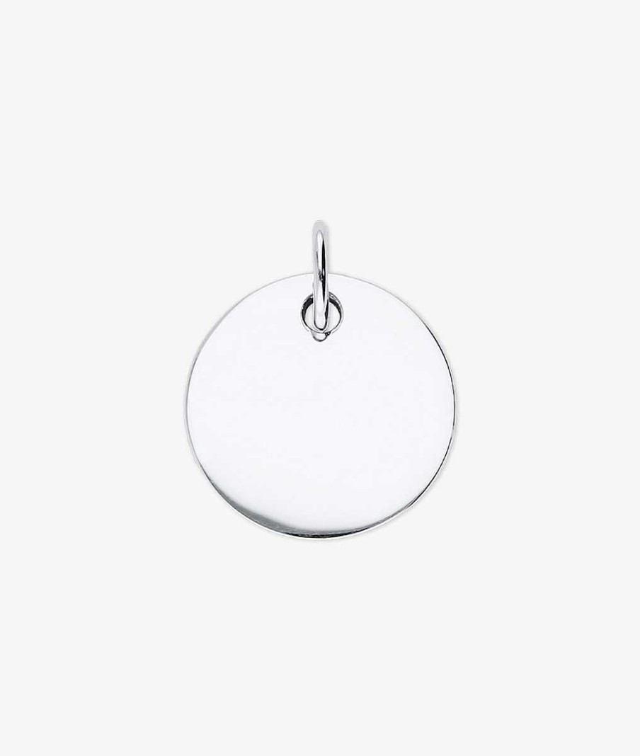 Pendentifs L'Atelier d'Amaya | Grande M Daille Plate 20 Mm Argent 925