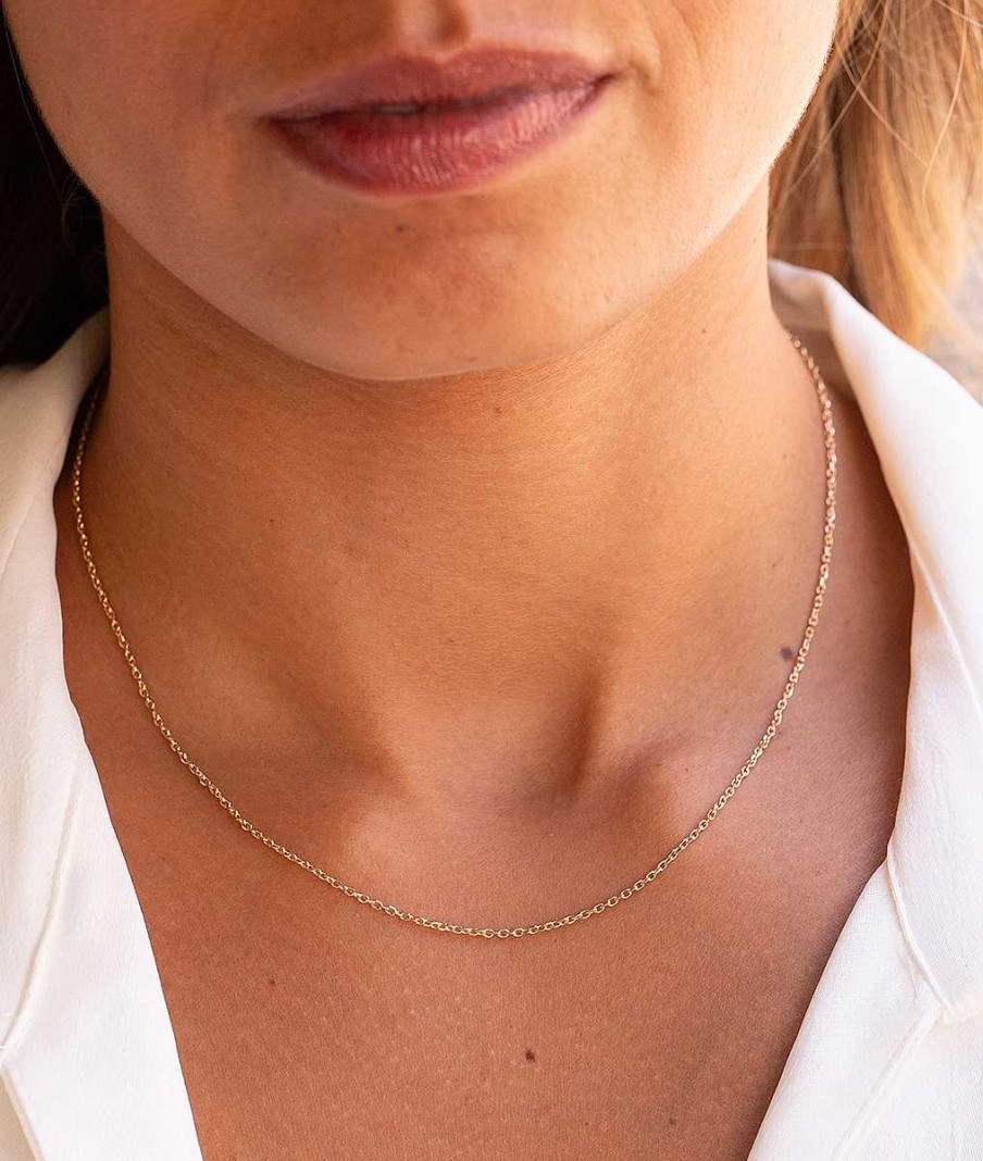 Colliers Femme L'Atelier d'Amaya | Collier Cha Ne Classique Plaqu Or