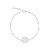 Bracelets Femme L'Atelier d'Amaya | Bracelet Cha Ne Perl E Pastille Pierre De Lune Argent 925