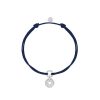 Bracelets Femme L'Atelier d'Amaya | Bracelet Cordon Et M Daille Coeur Tress Argent 925