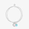 Bracelets Femme L'Atelier d'Amaya | Bracelet Double Rang M Daille Toile Tress E Et Amazonite Ovale Argent 925