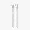 Boucles D'Oreilles Femme L'Atelier d'Amaya | Boucles D'Oreilles Puces Trois Cha Nes Suspendues Argent 925