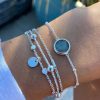 Bracelets Femme L'Atelier d'Amaya | Duo Labradorite Et Perles Argent 925