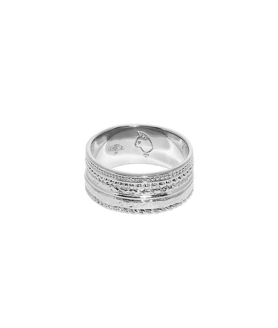 Bagues Femme L'Atelier d'Amaya | Bague Ethnique Multi-Rangs Argent 925