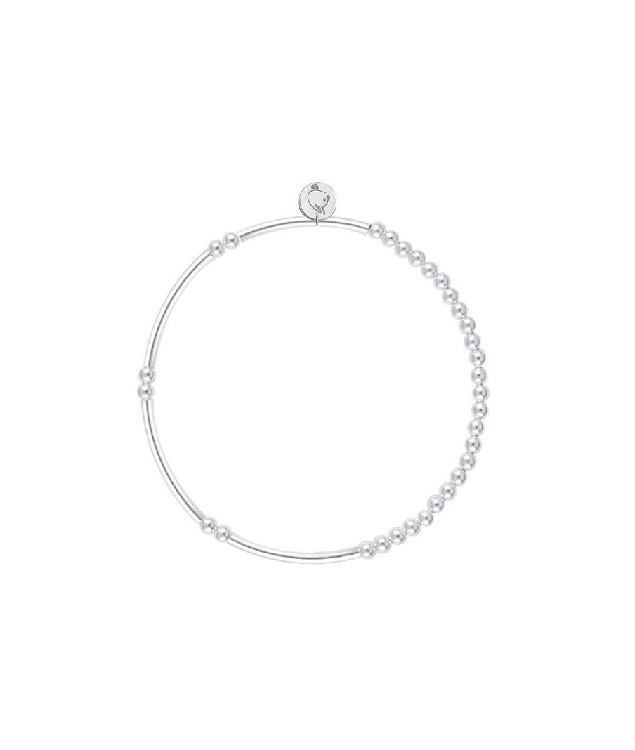 Bracelets Femme L'Atelier d'Amaya | Bracelet Perles 3 Mm Et Tubes Argent 925