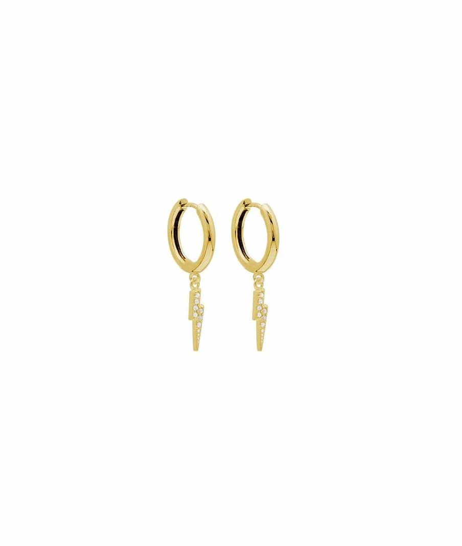 Boucles D'Oreilles Femme L'Atelier d'Amaya | Boucles D'Oreilles Cr Oles Et Clairs Plaqu Or