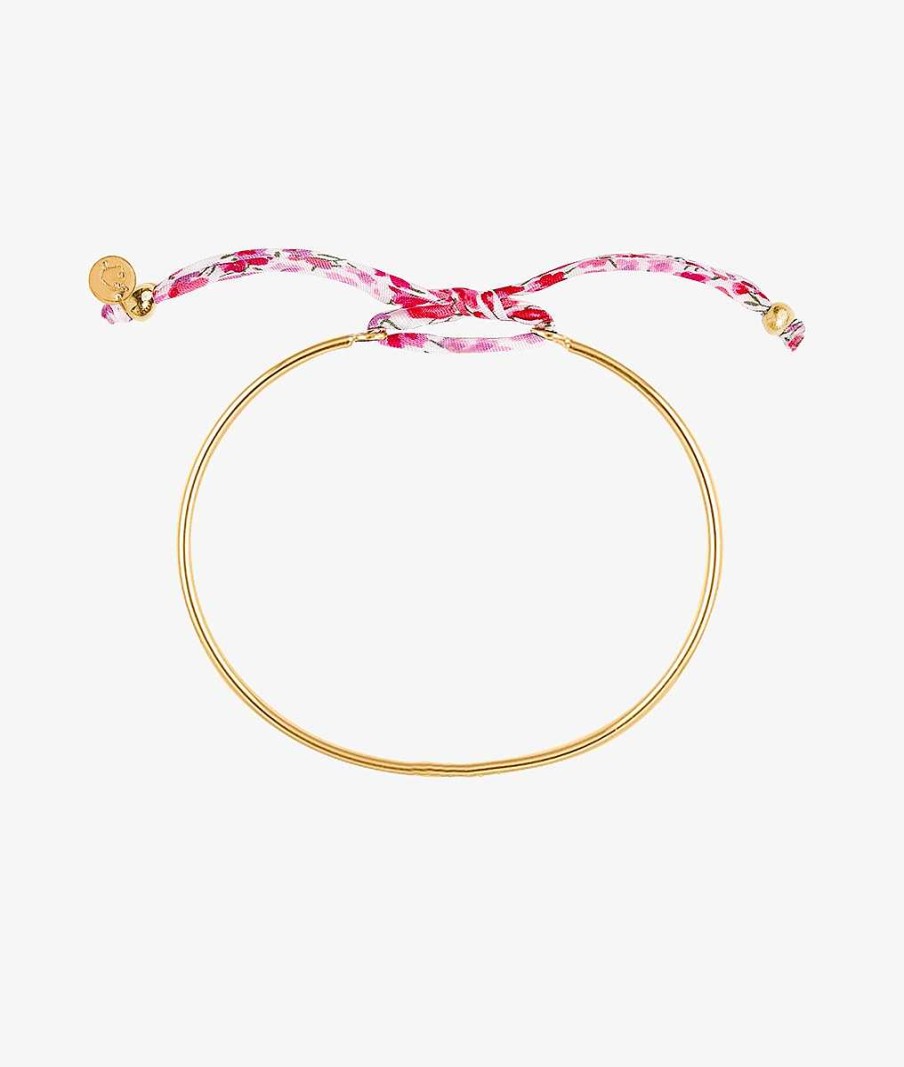 Bracelets Femme L'Atelier d'Amaya | Bracelet Jonc Cordon Liberty Plaqu Or