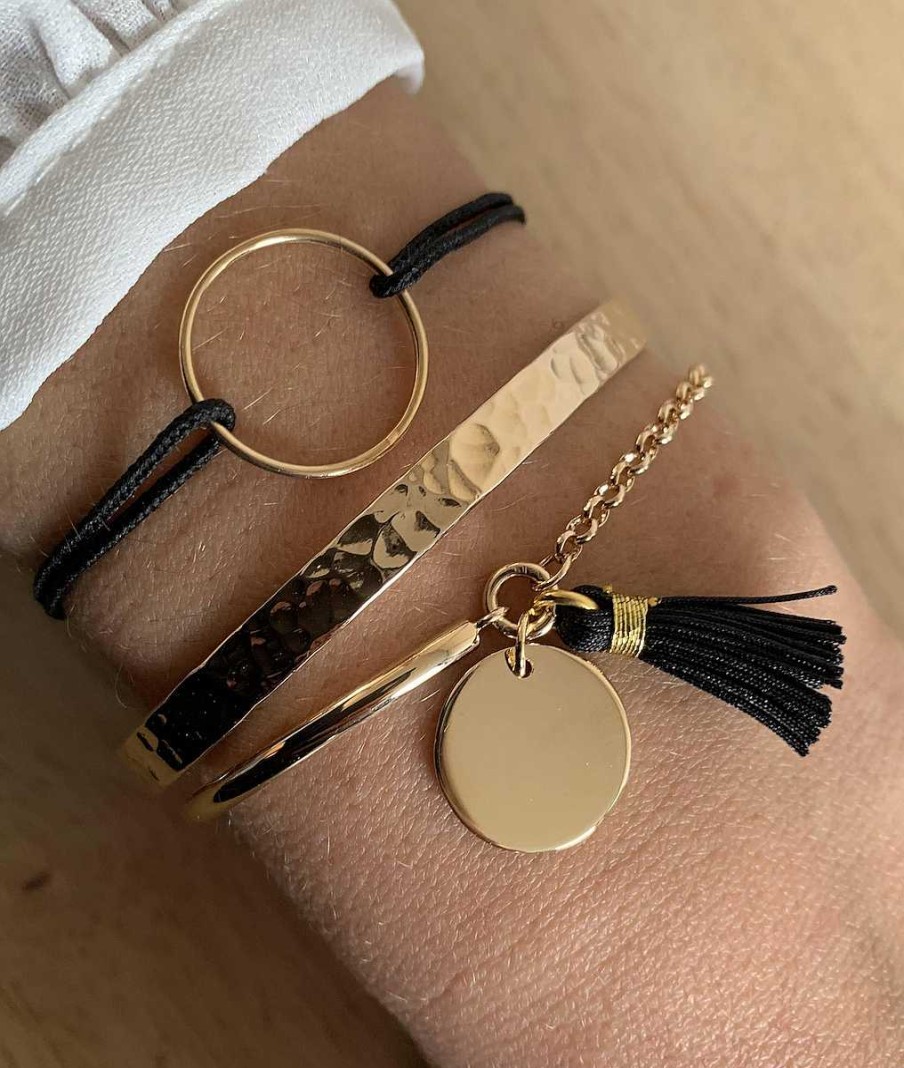 Bracelets Femme L'Atelier d'Amaya | Trio Le La Plaqu Or