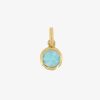 Pendentifs L'Atelier d'Amaya | M Daille Sertie Amazonite Plaqu Or