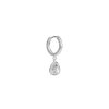 Boucles D'Oreilles Femme L'Atelier d'Amaya | Boucle D'Oreille Cr Ole Coquillage Et Perle [ L'Unit ] Argent 925