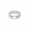 Bagues Femme L'Atelier d'Amaya | Bague Triple Rang Et Anneau Vid Argent 925