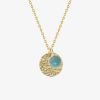 Colliers Femme L'Atelier d'Amaya | Collier Cha Ne M Daille Maya Et Amazonite Plaqu Or