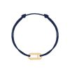 Bijoux Homme L'Atelier d'Amaya | Bracelet Cordon Plaque Ovale Ajour E Et Barr E Pour Homme Plaqu Or