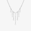 Colliers Femme L'Atelier d'Amaya | Collier Cha Ne Cascade De Zircons Argent 925