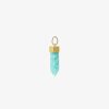 Pendentifs L'Atelier d'Amaya | Prisme Amazonite Plaqu Or