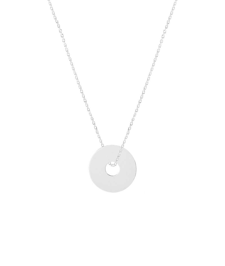 Colliers Femme L'Atelier d'Amaya | Collier Cha Ne Petite Cible Argent 925