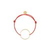 Bijoux Enfant L'Atelier d'Amaya | Bracelet Cordon Anneau Pour Enfant Plaqu Or