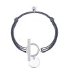 Bracelets Femme L'Atelier d'Amaya | Bracelet Cordon Fermoir Et M Daille Argent 925