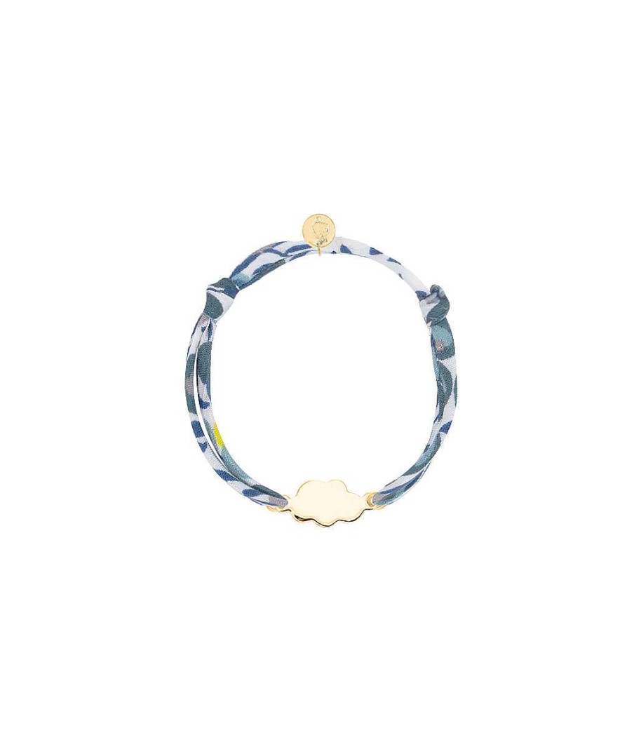 Bijoux Enfant L'Atelier d'Amaya | Bracelet Liberty Petit Nuage Pour Enfant Plaqu Or