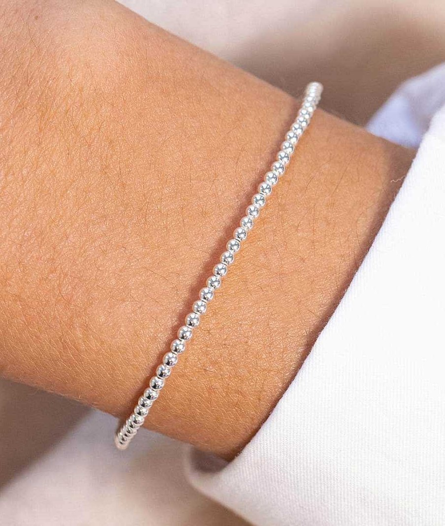 Bracelets Femme L'Atelier d'Amaya | Bracelet Perles 2 Mm Argent 925