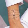 Bracelets Femme L'Atelier d'Amaya | Bracelet Cordon Et Onyx Argent 925