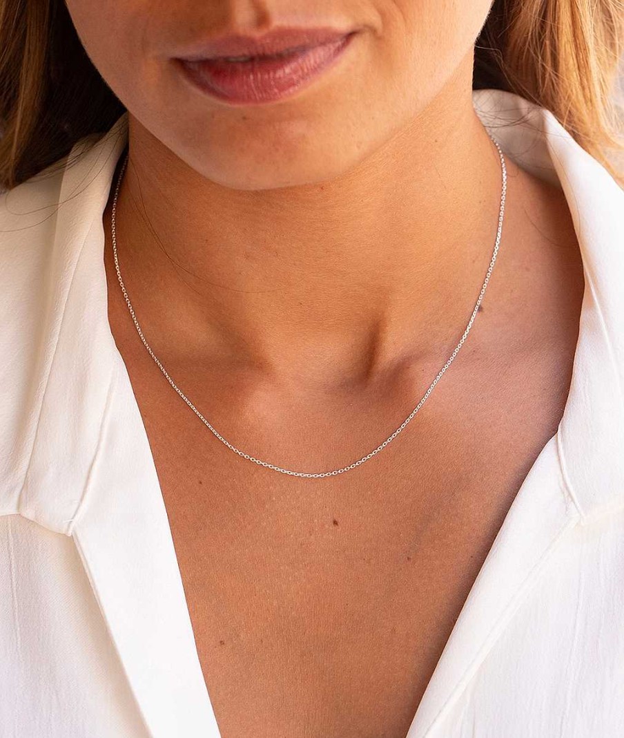 Colliers Femme L'Atelier d'Amaya | Collier Cha Ne Classique Argent 925