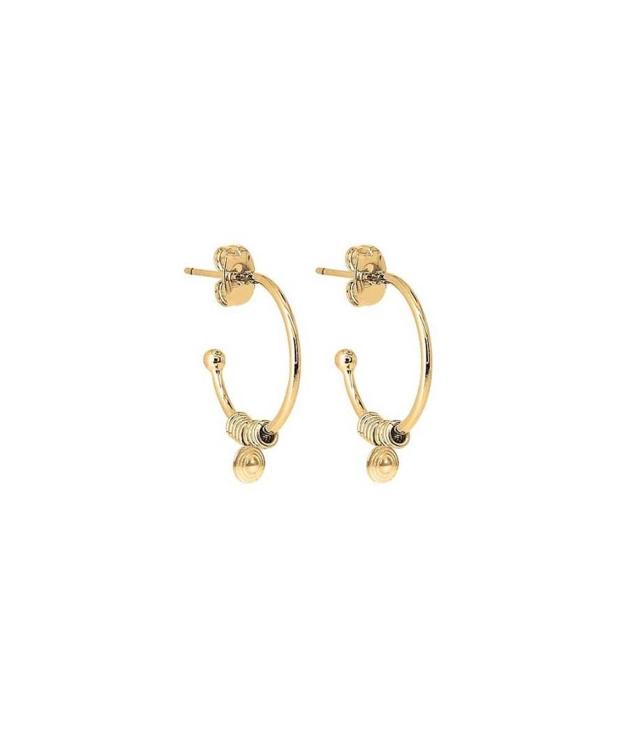 Boucles D'Oreilles Femme L'Atelier d'Amaya | Boucles D'Oreilles Cr Oles Ethniques Et Anneaux Plaqu Or