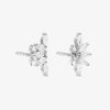 Boucles D'Oreilles Femme L'Atelier d'Amaya | Boucles D'Oreilles Puces Cinq P Tales De Zircons Argent 925