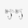 Boucles D'Oreilles Femme L'Atelier d'Amaya | Boucles D'Oreilles Cr Oles P Tale Zircon Argent 925