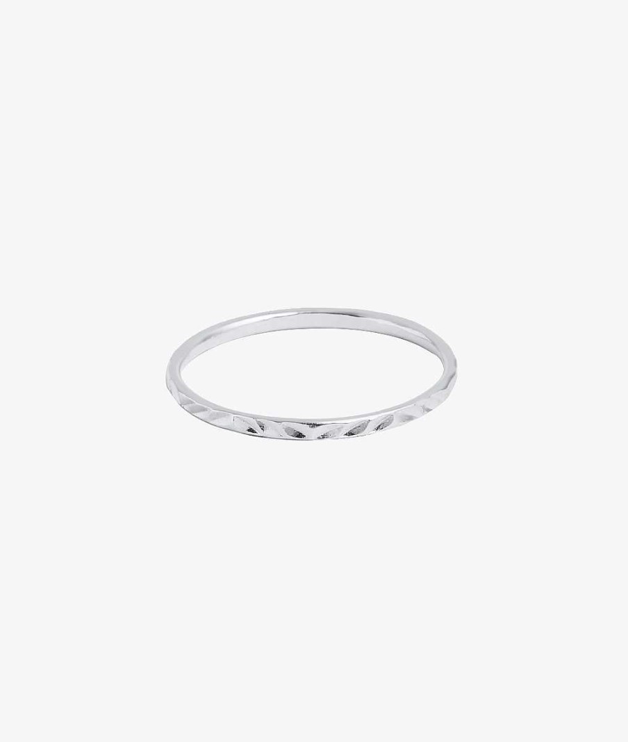 Bagues Femme L'Atelier d'Amaya | Bague Fine Alliance Cisel E Argent 925