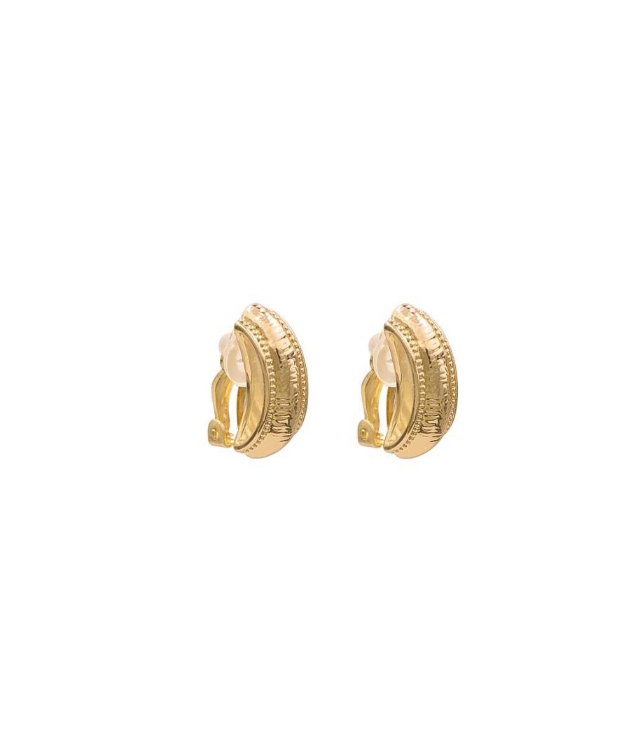 Boucles D'Oreilles Femme L'Atelier d'Amaya | Boucles D'Oreilles Clip Ethniques Plaqu Or