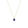 Colliers Femme L'Atelier d'Amaya | Collier Cha Ne Et Lapis Lazuli Suspendu Plaqu Or