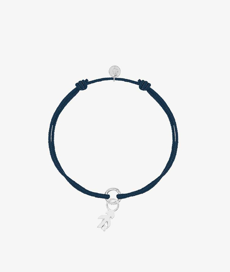 Bracelets Femme L'Atelier d'Amaya | Bracelet Cordon Et Pendentif Astro Argent 925