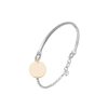 Bracelets Femme L'Atelier d'Amaya | Demi Jonc Cha Nette M Daille Plaqu Or Argent 925