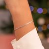 Bracelets Femme L'Atelier d'Amaya | Bracelet Cha Ne Maille Gyptienne Fine Argent 925